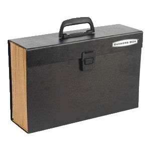 Bankers Box - Mallette de tri handifile 19vk noir
