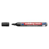 Edding - Pennarello per lavagna bianca 250 rotondo 1,5-3 mm nero