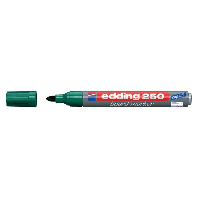 Edding - Viltstift edding 250 whiteboard rond groen 1.5-3mm