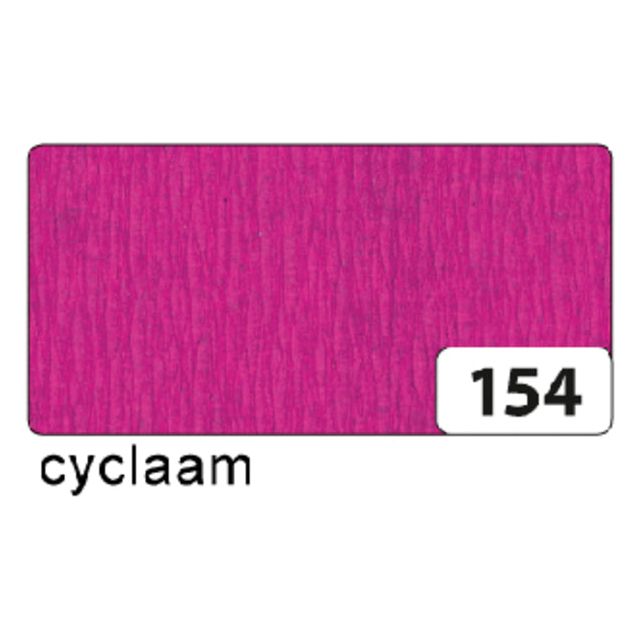 Folia Paper - Crep Paper Folia 250x50cm NR154 Cyclamen | Boîte extérieure une pièce de 10