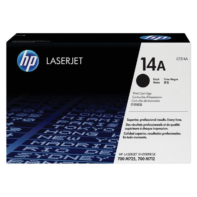 HP - Tonercartridge hp cf214a 14a zwart