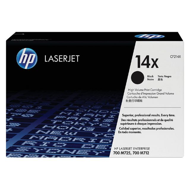 HP - Tonercartridge hp cf214x 14x zwart