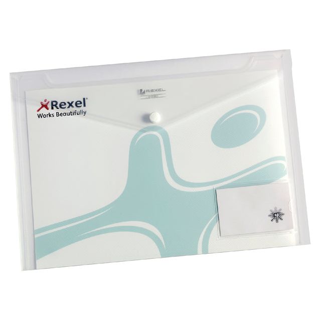 Rexel - enveloptas ice id a4 transparent | Emballez un 5 morceau | 10 morceaux