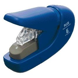 Plus - Agrafeuse agrafeuse sans agrafes bleue