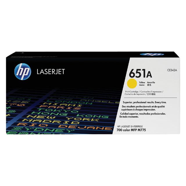 HP - Tonercartridge CE342A 651A geel