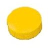 Maul -  Magneet  solid 15mm 150gr geel