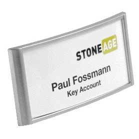 Durable -  Badge  8540 classic magneet 30x65mm zgs | 10 stuks