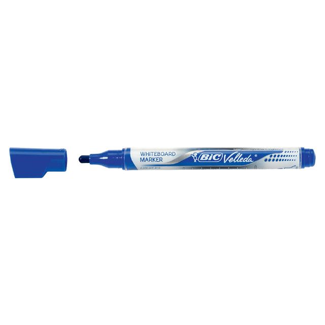 Bic - Viltstift Liquid whiteboard rond blauw medium | 12 stuks