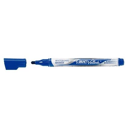 BIC -  Whiteboardmarker  liquid rond m blauw | 12 stuks