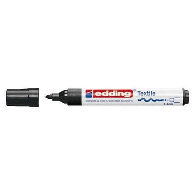Edding -  Textielmarker  4500 rond 2-3mm zwart