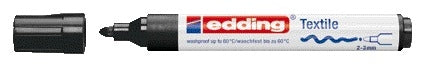 Edding -  Textielmarker  4500 rond 2-3mm zwart | 10 stuks