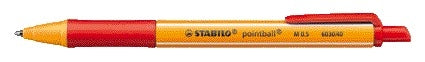 Stabilo - Ballpoint pen pointball 6030/40 medium red | 10 pieces