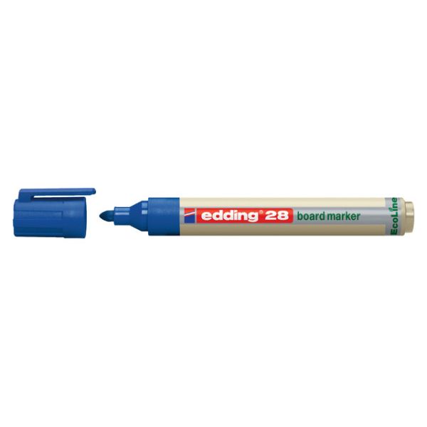 Edding - Rotulador para pizarra blanca 28 EcoLine redondo 1,5-3mm azul