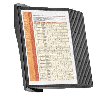 Durevole: supporto da parete 5854 Sherpa Style con 10 borse nere