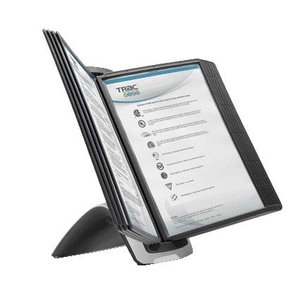 Durable - Desk stand 5855 Sherpa Style 10 pockets black