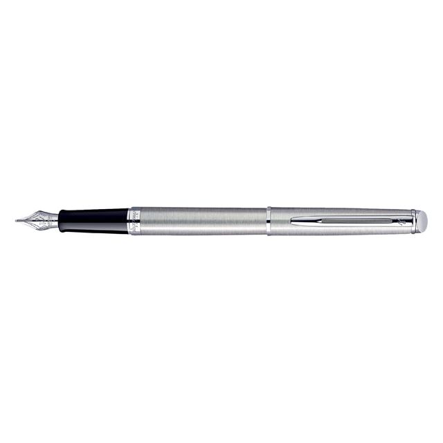 Waterman - Fountain Pen Hemmisp CT F en acier inoxydable | 1 pièce