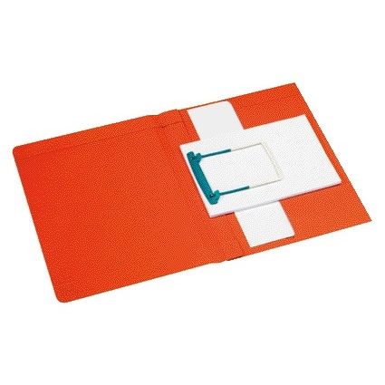 Jalema - Clipexmap Plus A4 100 % recycelter Karton 250gr rot | 50 Stück