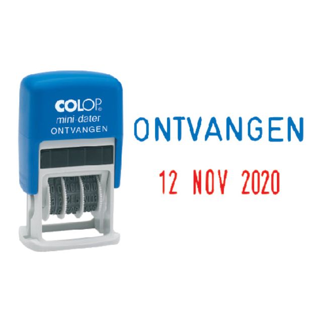 Colop - Woord-datumstempel S160O ontvangen