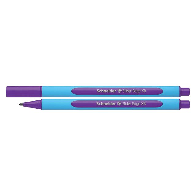 Schneider - Ballpen Slider Edge XB Purple | 1 pièce | 10 morceaux