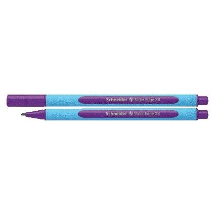 Schneider - Penna a sfera Slider Edge extra larga viola | 10 pezzi