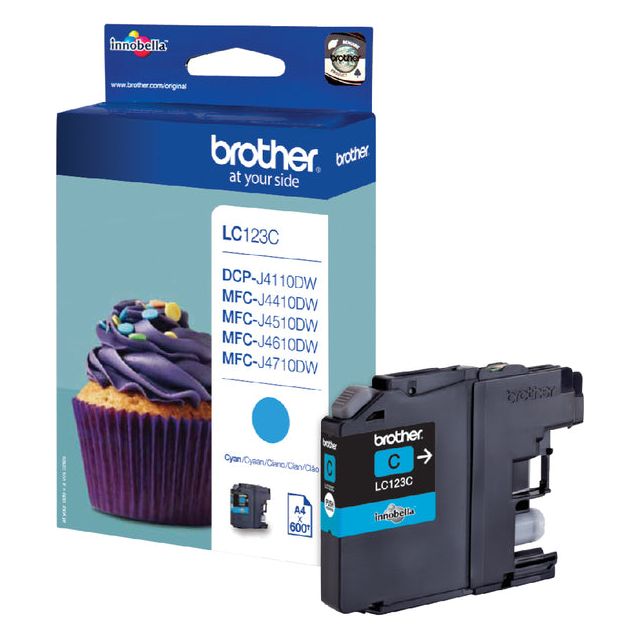 Bruder - Inkcartridge Bruder LC -123C Blue | 1 Stück