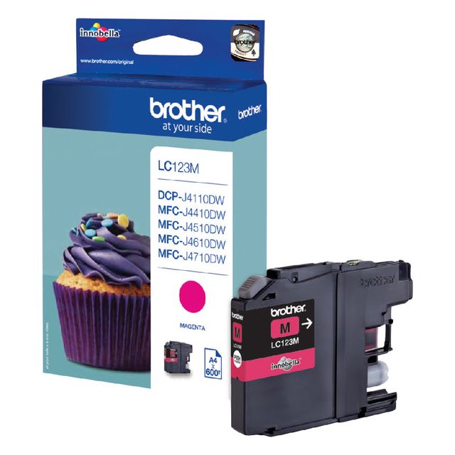 Bruder - Inkcartridge Bruder lc -123m rot | 1 Stück