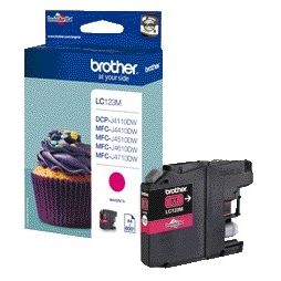 Brother - Cartuccia d'inchiostro LC-12rosso