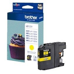 Brother -  LC123Y inktcartridge 1 stuk(s) Origineel Hoog (XL) rendement Geel