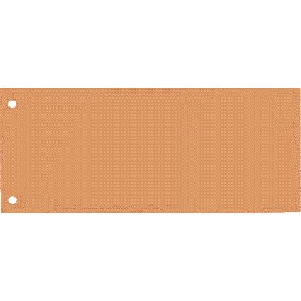 Oxford - Tira separadora estrecha 240x105mm 190gr naranja 100 piezas