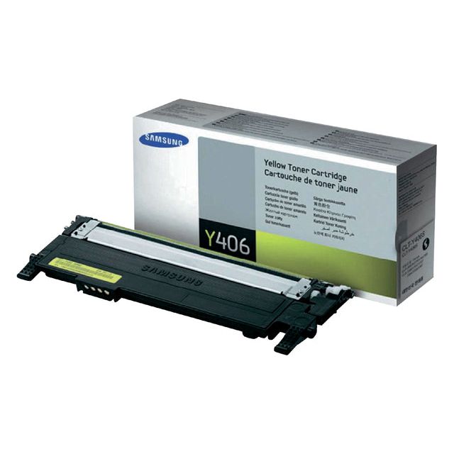 Samsung - Tonercartridge sam/hp clt-y406s geel