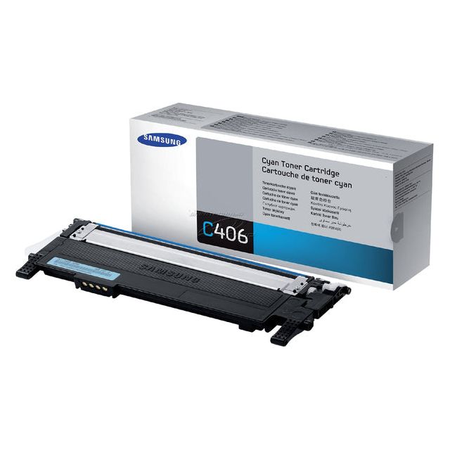 Samsung - Tonercartridge sam/hp clt-c406s blauw