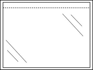 Cleverpack -  Paklijstenvelop  zk onbedrukt 165x112mm | 10 stuks