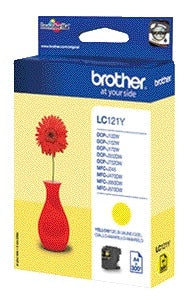 Brother -  Inktcartridge LC-121Y geel | 5 stuks