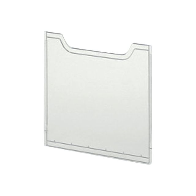 Exacompta - Plaque de couverture Exacomta A4 Verre transparente debout | 1 pièce