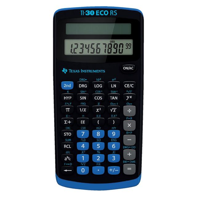 Texas Instrumente - Taschenrechner Texas Ti -30 Eco Rs | Blasen Sie ein 1 Stück