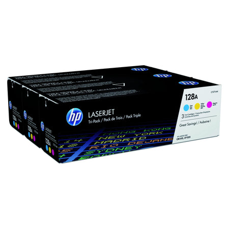 HP - Cartouche toner cf371am 128a 3 couleurs