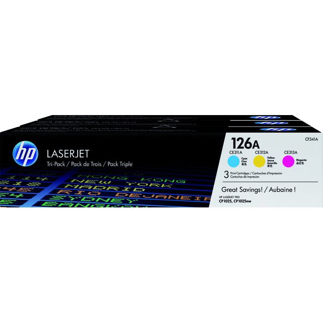 HP - Tonercartridge hp cf341am 126a 3 kleuren