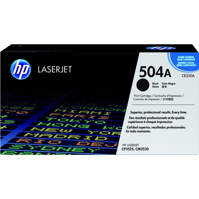 HP - Tonercartridge CE250A 504A zwart