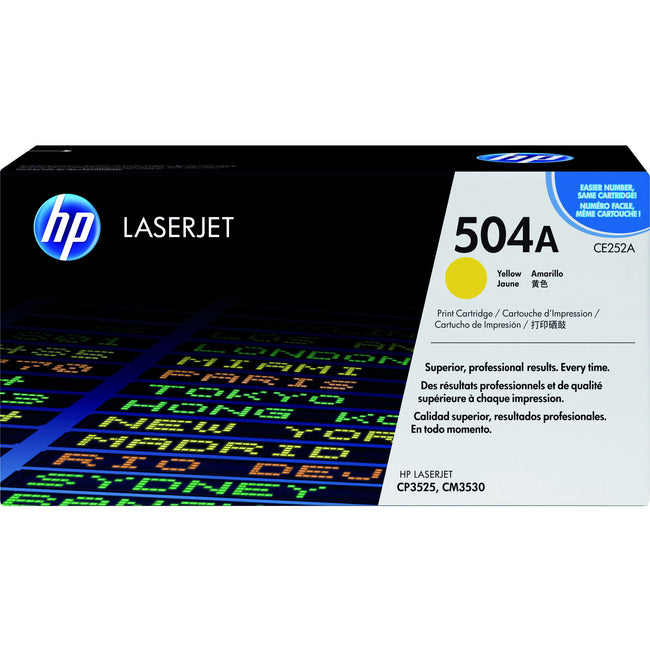 HP - Cartuccia toner ce252a 504a giallo