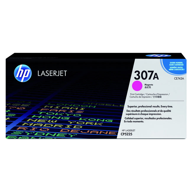 HP - toner 307A, 7.300 pagine, OEM CE743A, magenta
