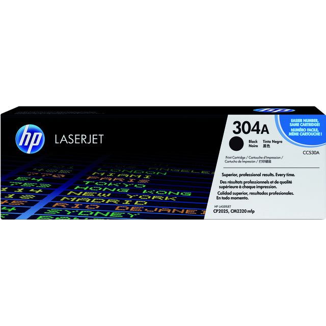 HP - toner 304A, 3 500 pagina's, OEM CC530A, zwart