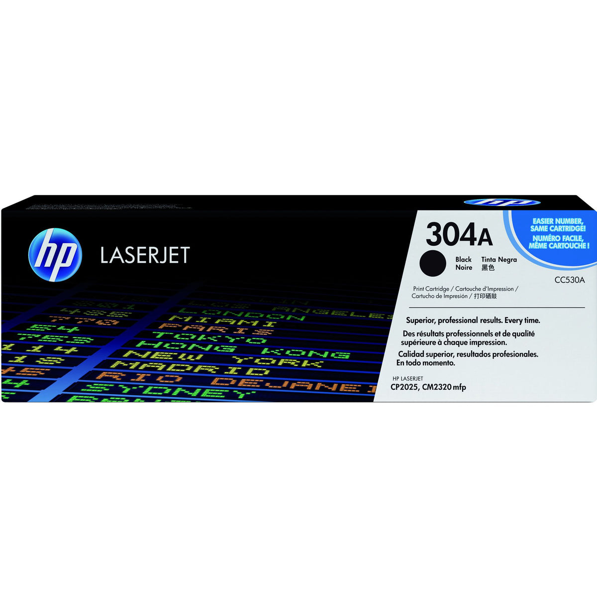 HP -  304A originele zwarte LaserJet tonercartridge