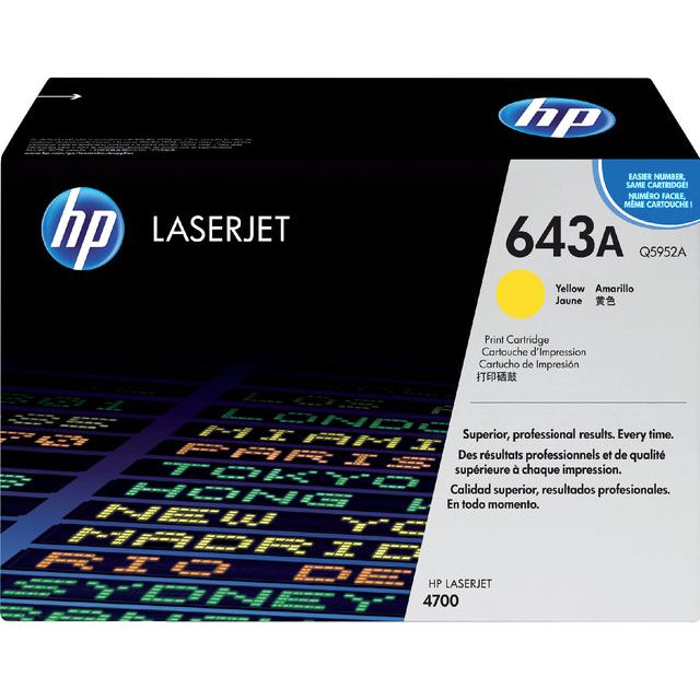 HP - Tonercartridge hp q5952a 643a geel