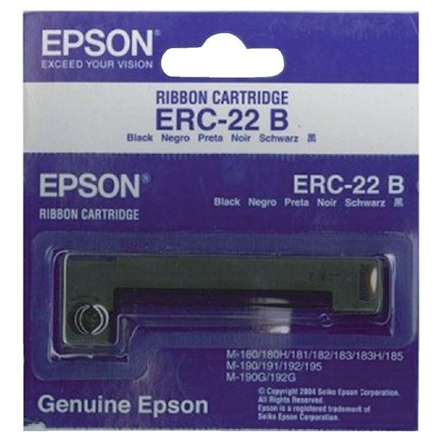 EPSON - Lint Epson S015204 pour ERC22 Nylon Black | 1 pièce