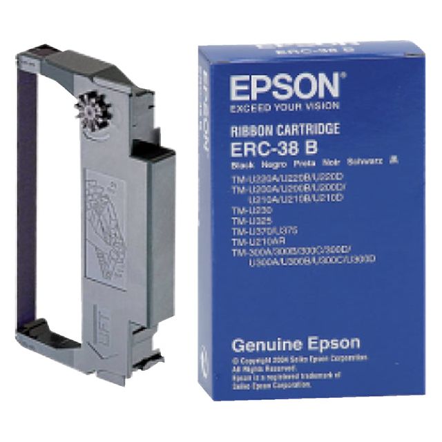 EPSON - Lint Epson S015244 pour ERC38 Nylon Black | 1 pièce