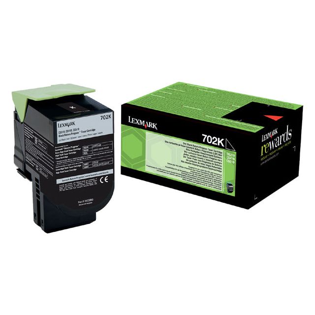 Lexmark - Tonercartridge lexmark 70c20k0 prebate zwart