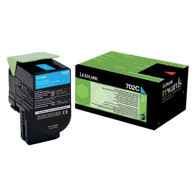 Lexmark - Tonercartridge lexmark 70c20c0 prebate blauw