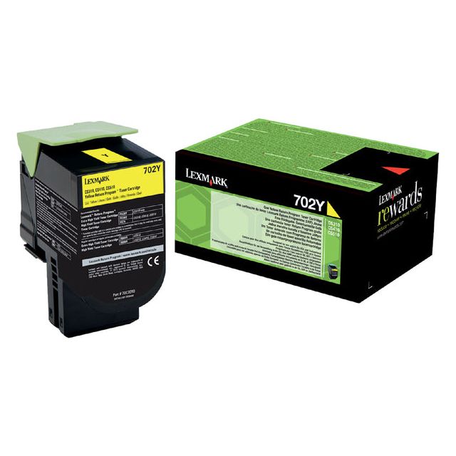 Lexmark - Tonercartridge lexmark 70c20y0 prebate geel