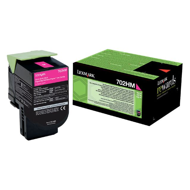 Lexmark - Tonercartridge lexmark 70c2hm0 prebate rood