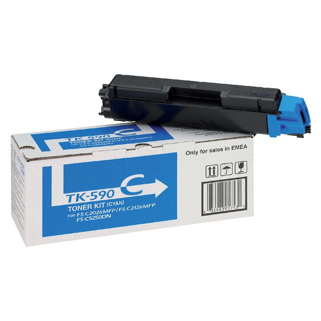 Kyocera - Toner kyocera tk-590c blauw